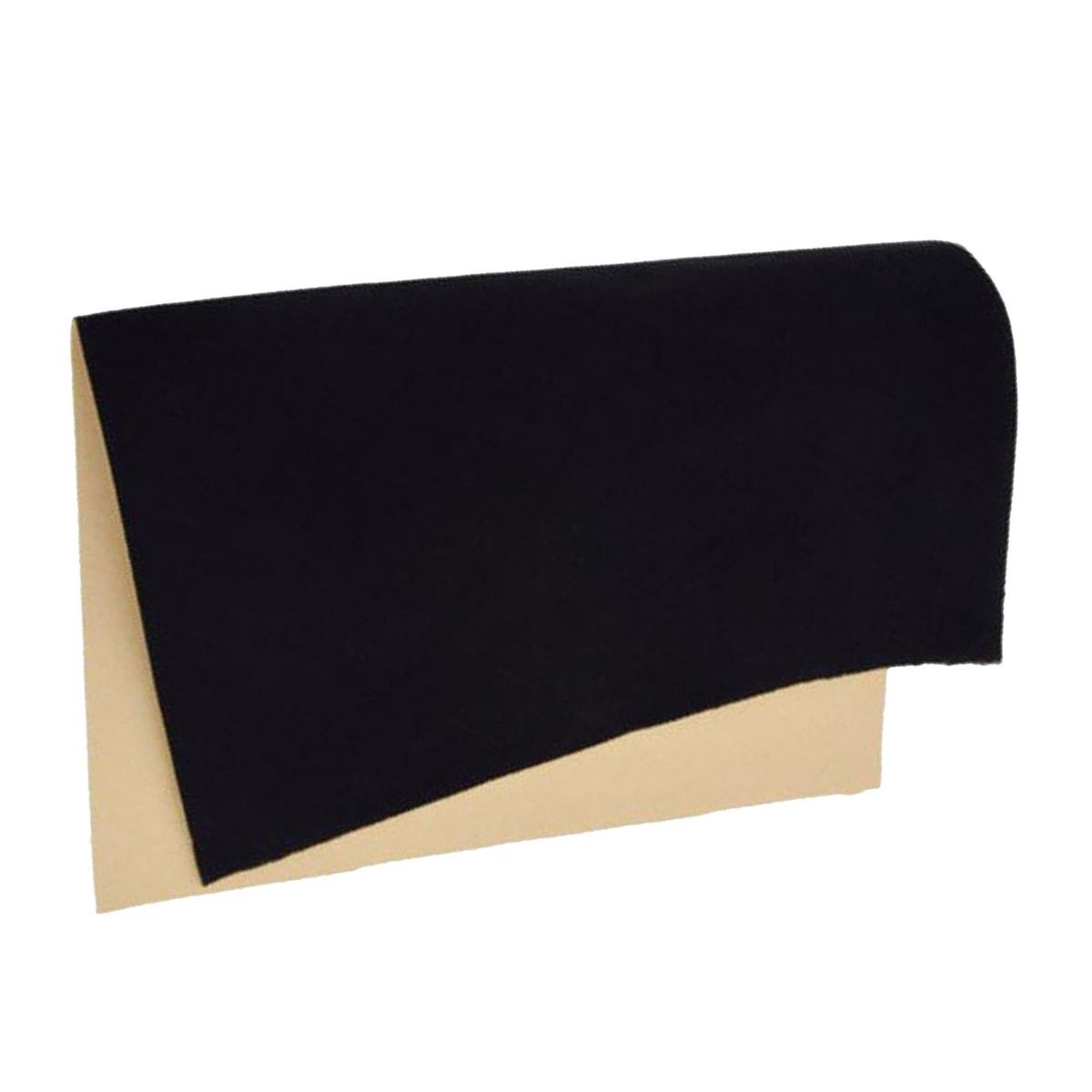 Self Adhesive Velvet Fabric DIY Liner Paper Bows Jewelry Drawer Black