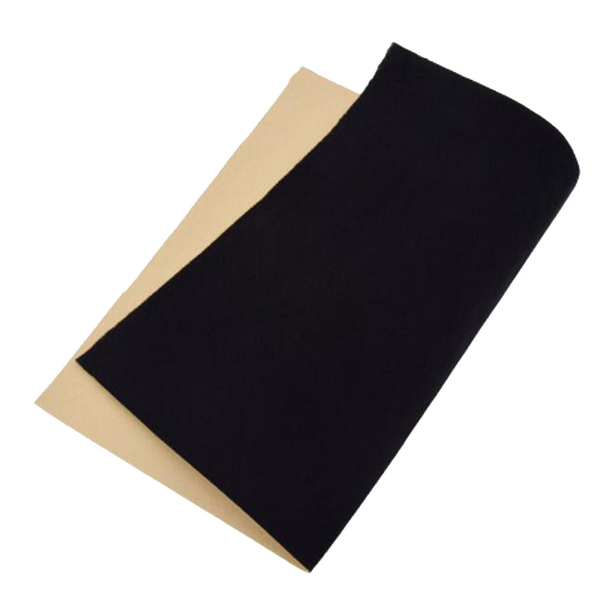 Self Adhesive Velvet Fabric DIY Liner Paper Bows Jewelry Drawer Black