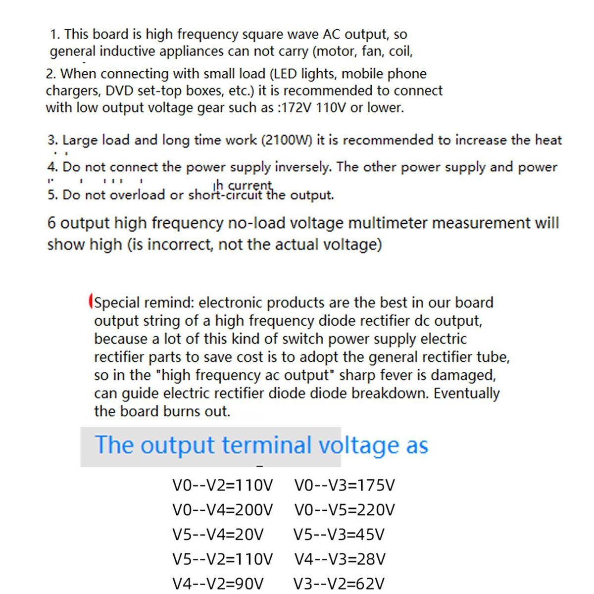 150W Car DC 12V to AC 110V 220V 20KHZ Power Inverter