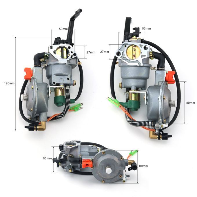 Dual Petrol & Gas Carburetor For Generator-3-10Kva Gens