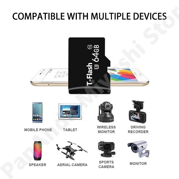 【64GB】High Speed Memory Card TF Card Micro SD Card