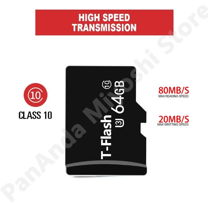【64GB】High Speed Memory Card TF Card Micro SD Card