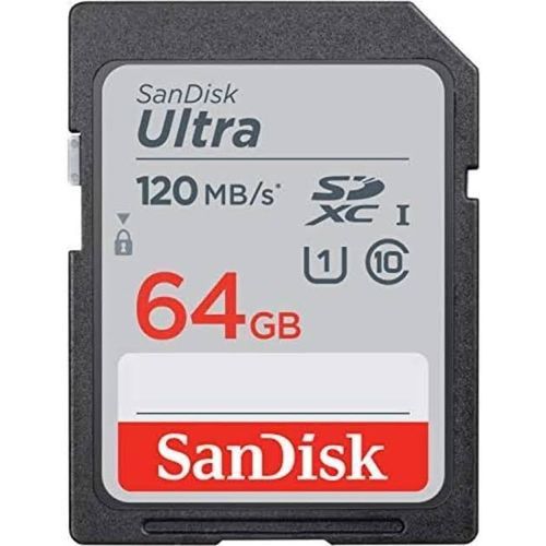 64GB Ultra SDXC Memory Card For Camera (120MB/s)