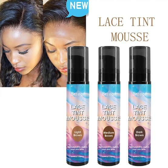 Lace Tint Mousse Foam Spray For Lace Wig Mousse Lace