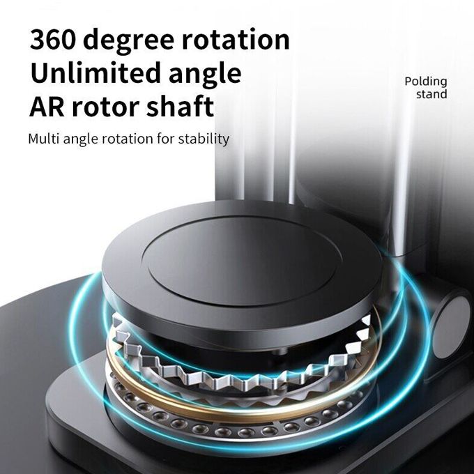 360 Rotation Foldable Lifting Phone Holder Pad Tablet Universal Mount  Desktop Stand Adjustable Aluminum Alloy Bracket