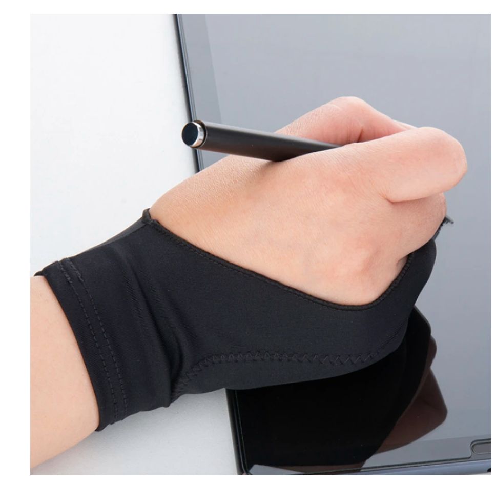 Anti-touch Two-Finger Hand Painting Glove - 1 Piece