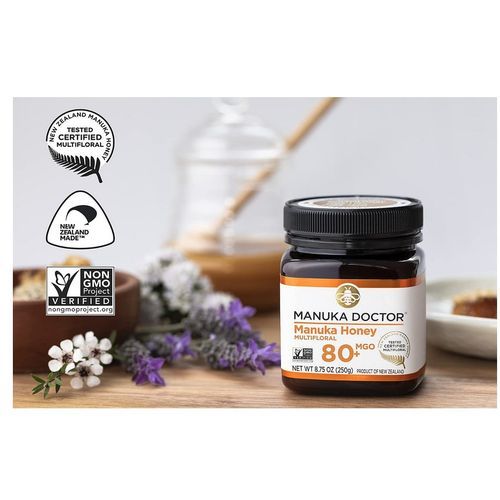 Manuka Honey Multifloral, MGO 80+, 8.75Oz 250G