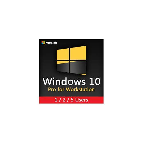 Microsoft Windows 10 Professional For Workstation License Key- 5 Users 2022