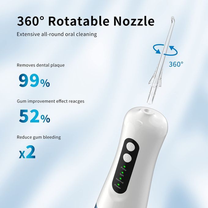 300ML Water Tank Oral Irrigator 3 Modes 140psi USB Rechargea