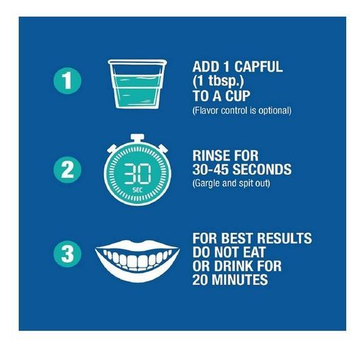 Oral Rinse Health Unflavored Alcohol-Free Mouthwash 946ml