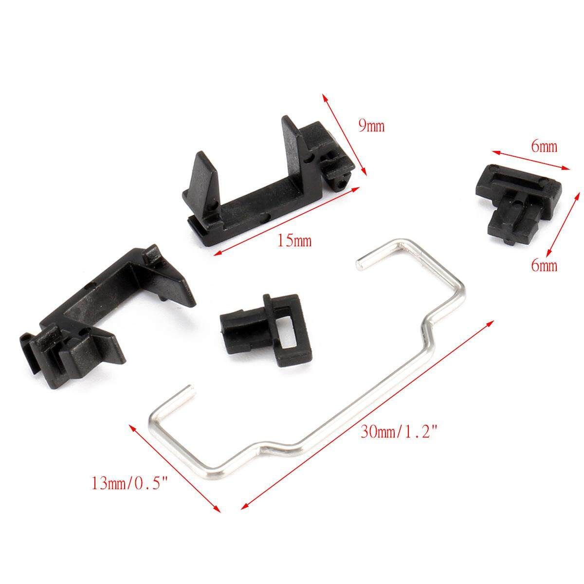 Black Plastic Plate-mounted Stabilizers Steel Balancing Pole 6.25u 2u For 96 104