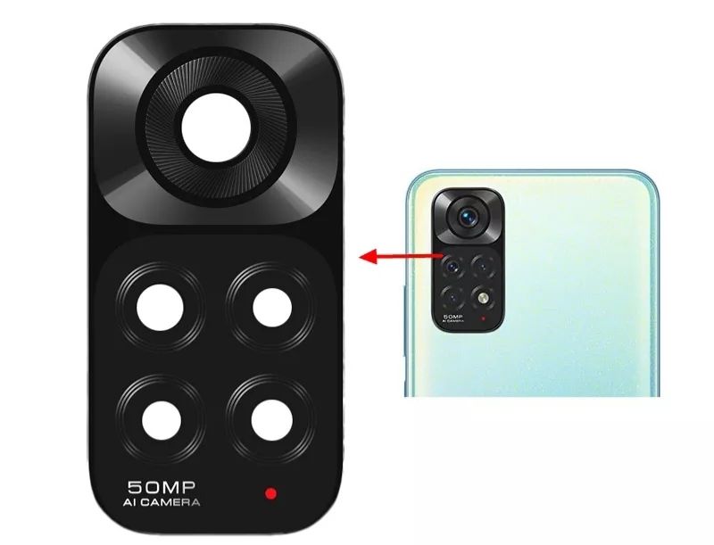 Replacement Back Camera Lens Glass For Xiaomi Redmi Note 11
