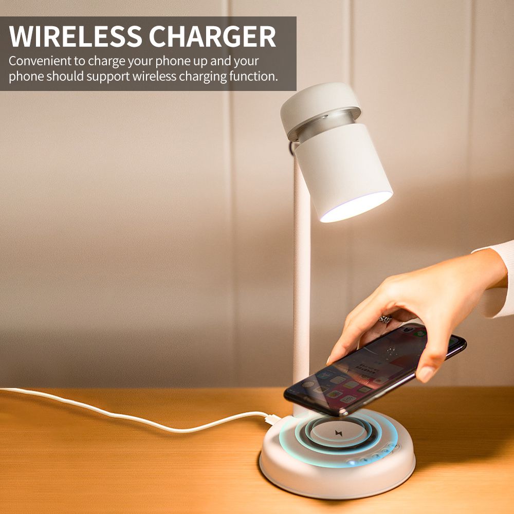 Desktop Lamp With BT 5.0 Speaker 1 Color Mode 4 Brightness