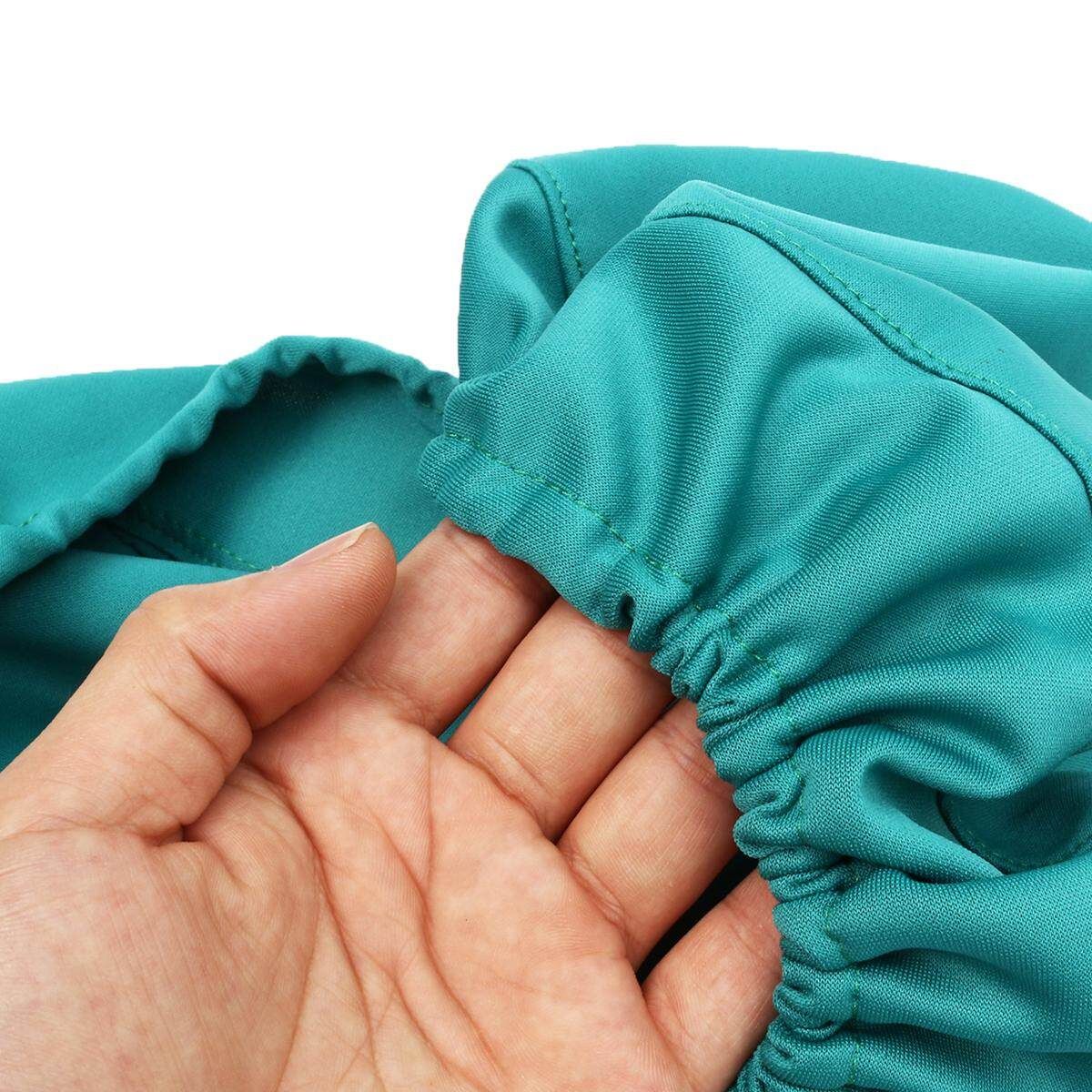 4Pcs Dental Unit Chair Cover Sleeves Cushion Protector Headrest Dentist Stool Set Blue