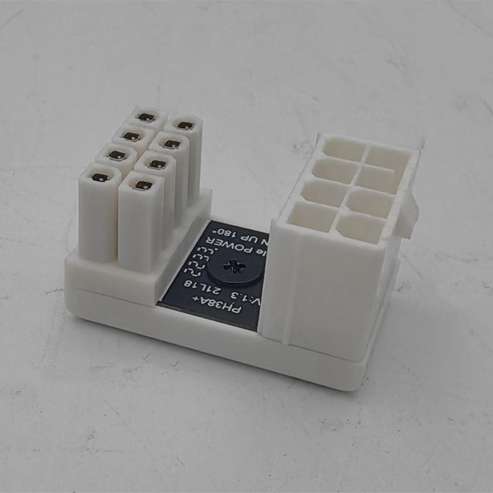 180 Degree 8 Pin Steering Connector Desktop Computer Accessories Angled Turning Connectors for Graphics Card