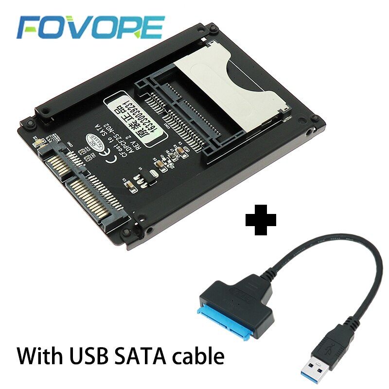 Cfast To 2.5'' 2.5 Inch 22pin SATA 3 III 3.0 Converter Reader Cfast SATA SATA3.0 SSD HDD Case