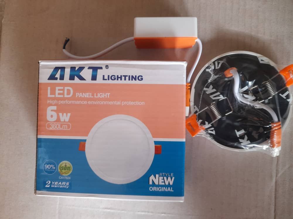 6W AKT POP PANEL LED LIGHT 6 Watts Pop White Round Panel Light