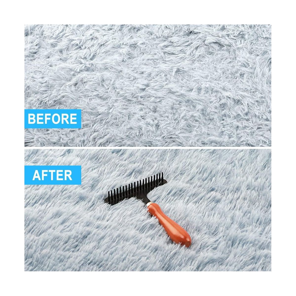 Carpet Restoration, Carpet Rake, Carpet Groomer Rake, Rug