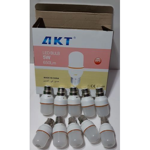 5W LED Light Bulb Screw PIN (B22) - 5 Watts Energy Saving Bulbs - White