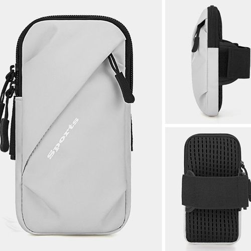 Sports Armband,Running Phone Holder Pouch Sleeve（Gray）