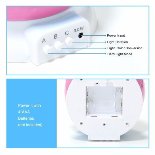 Rotating LED Projector Night Light
