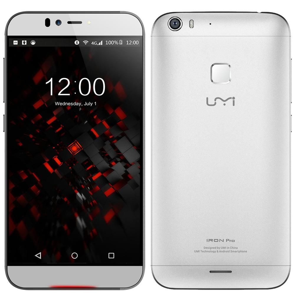 UMI IRON Pro 4G FDD-LTE 3G WCDMA Smartphone Android Lollipop 5.1 OS Octa Core MTK6753 5.5