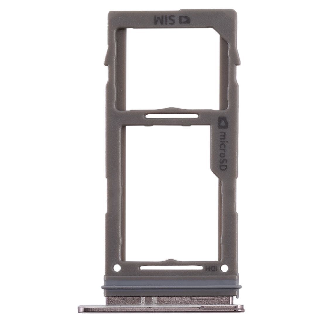 SIM Card Tray + Micro SD Card Tray For Samsung Galaxy S10+ / S10 / S10e(Black)
