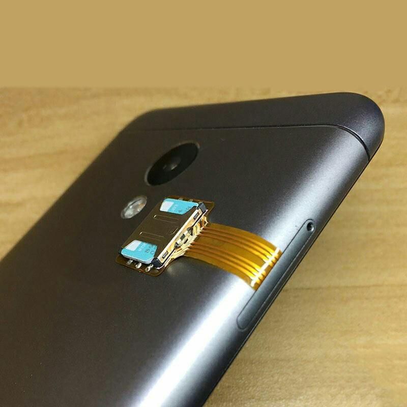 TF Hybrid Sim Slot Dual SIM Card Adapter Micro SD Extender-