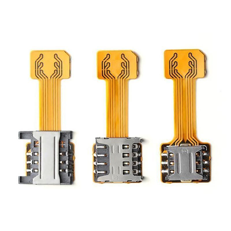 TF Hybrid Sim Slot Dual SIM Card Adapter Micro SD Extender-