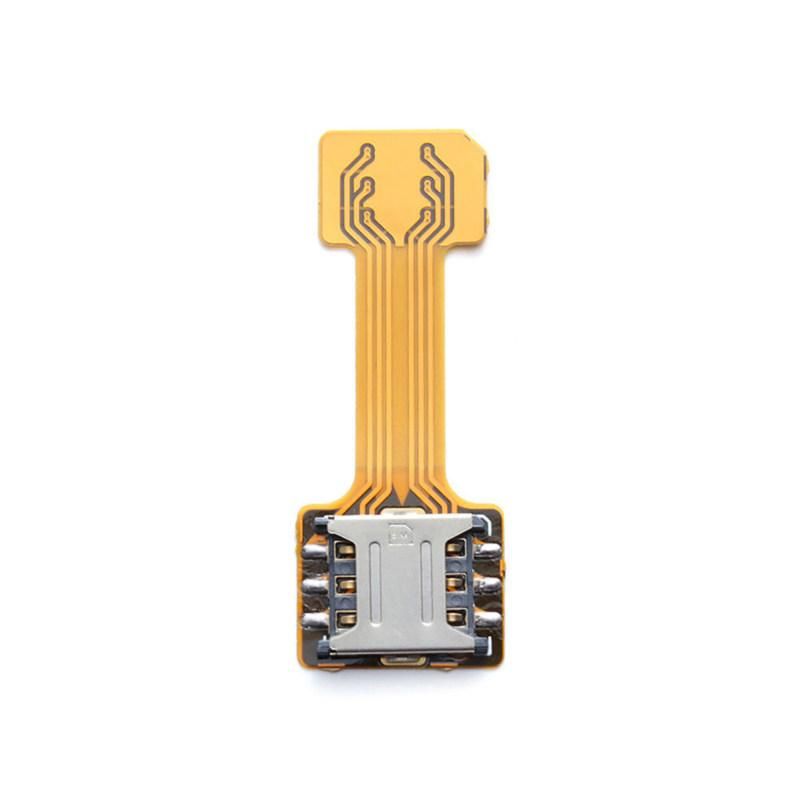TF Hybrid Sim Slot Dual SIM Card Adapter Micro SD Extender-