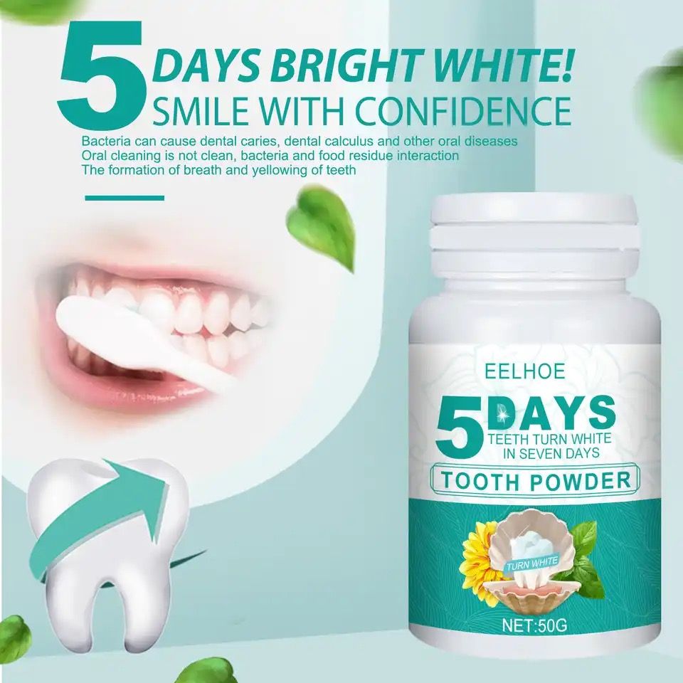 Tooth Whitening Teeth Powder Remove Stain Fresh Breath Oral