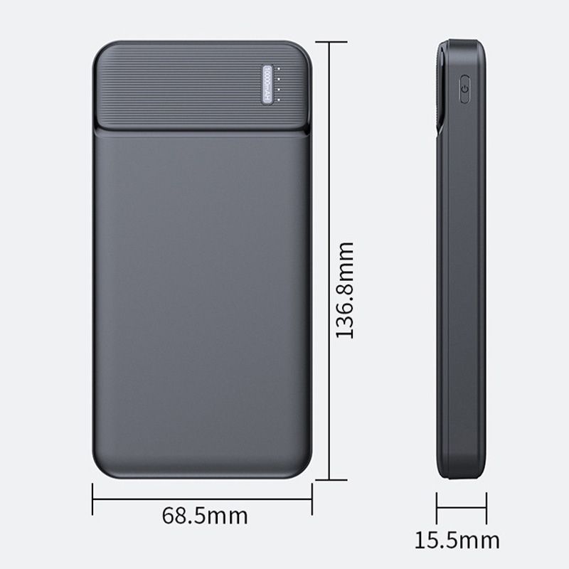 10000mAh Power Charge Bank Compact LCD