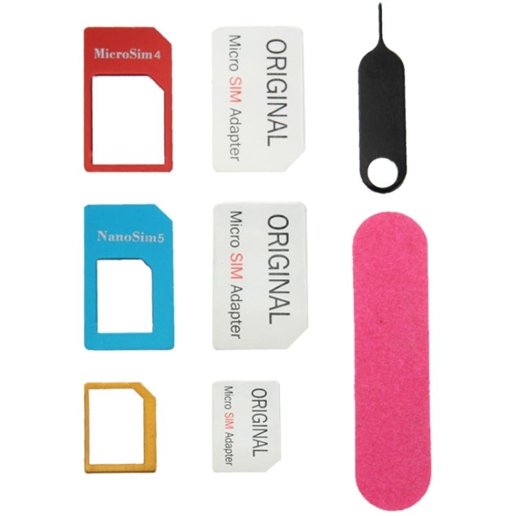 Nano SIM To Micro SIM Card Adapter For IPhone 5 & 5S