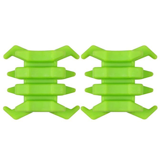 2pcs Rubber Split Limb Vibration Dampener For Compound Bow, Green