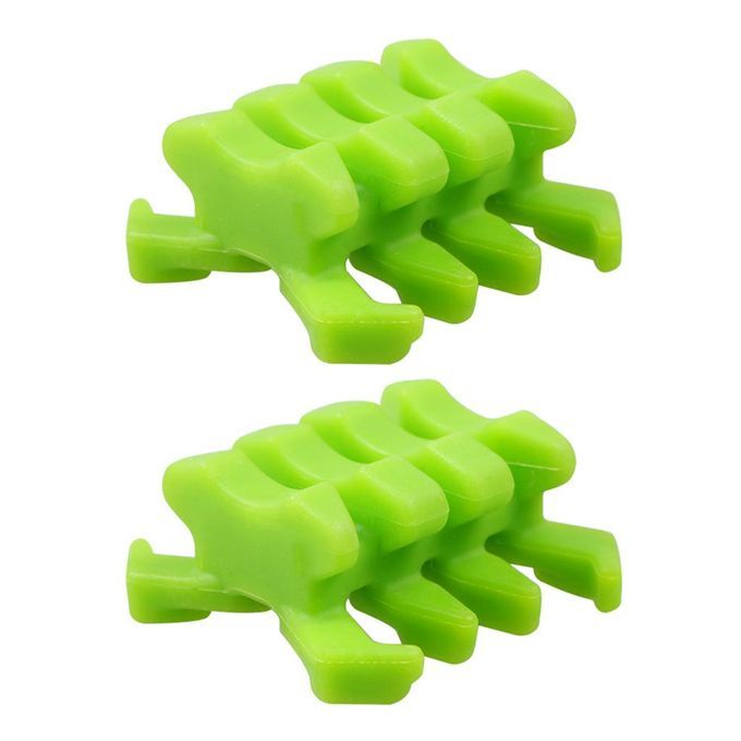 2pcs Rubber Split Limb Vibration Dampener For Compound Bow, Green