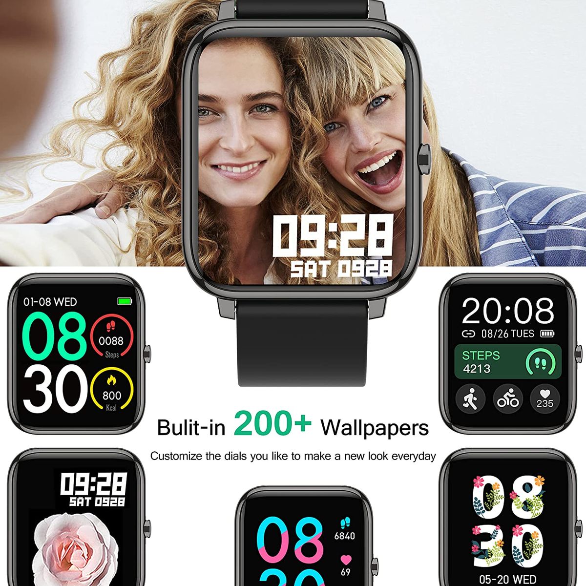 HIGH QUALITY Wrist Watch Bracelet Health Watch 6 For Original Android Phone Series And Apple Iphone For Men Women Ladies