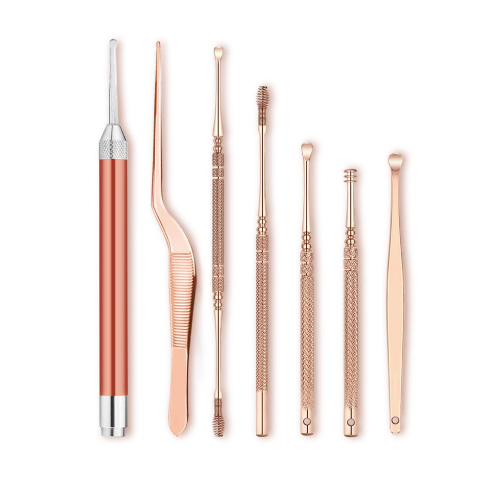 Ear Wax Removal LED Flashlight Tool Set For Baby And Adults