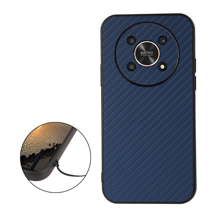 Carbon Fiber Texture Phone Case  For Honor X30