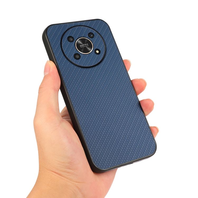 Carbon Fiber Texture Phone Case  For Honor X30