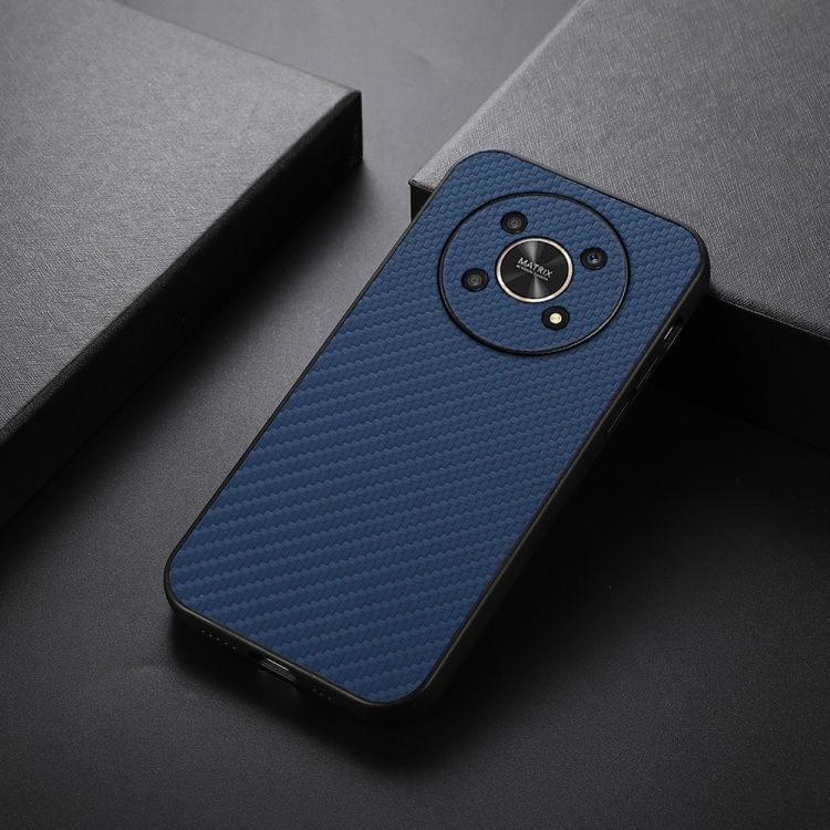 Carbon Fiber Texture Phone Case  For Honor X30