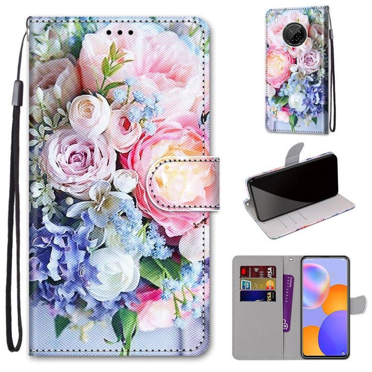 For Huawei Y9a Leather Case