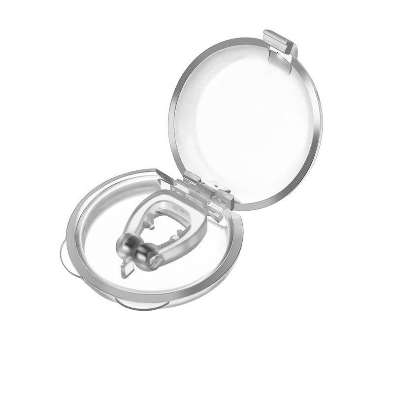 Magnetic Anti Snoring Nose Clip Device, Silicone Snore Stopper, Easy Breathe, Improve Sleeping
