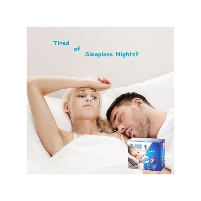2 In 1 ABS Silicone Anti Snoring &Air Purifier