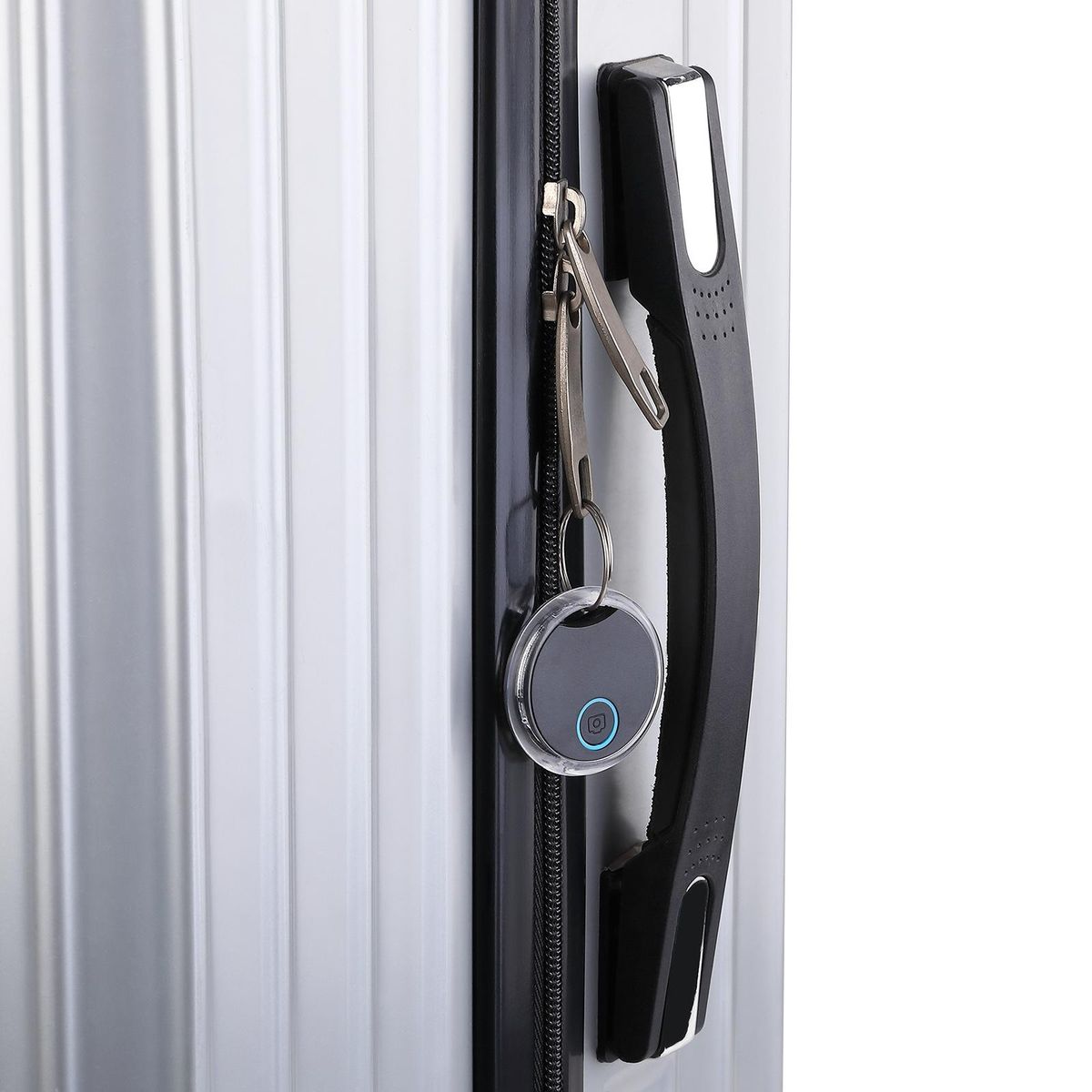 S8 crystal round smart anti-lost finder new key wallet two-way search tracking positioning Air Tag S8-2 colors (two in one set)