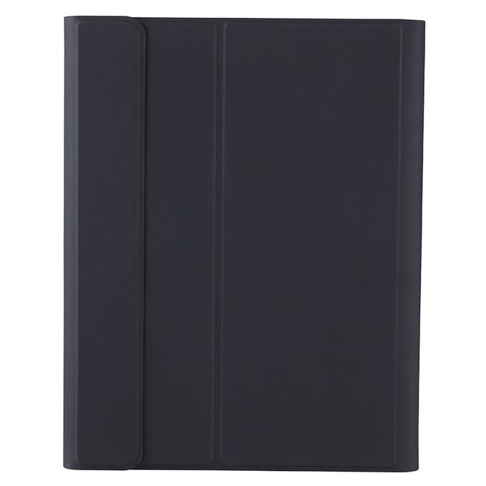 T102B For IPad Air / Pro 10.5 Inch (2019) TPU Candy Color Ultra-thin Bluetooth Keyboard Protective Case With Stand & Pen Slot(Black)