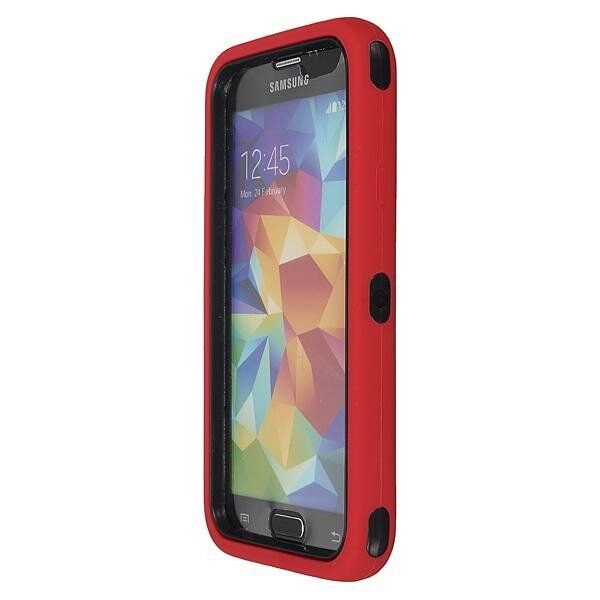 Combo Hybrid Shockproof Hard PC +Silicone Case Cover For Samsung Galaxy S5 I9600 Gules