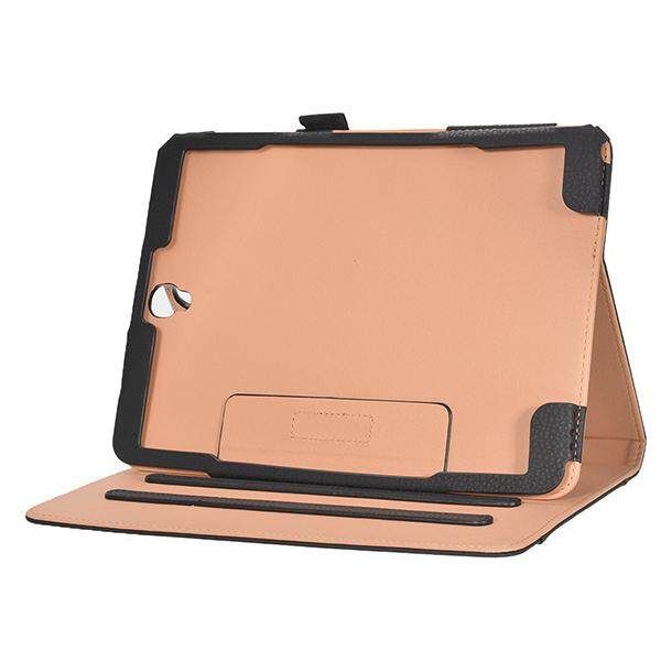 Muti-angle Folio PU Leather Handheld Smart Case Cover For For 9.7 Inch Samsung Galaxy Tab S3 Tablet Red