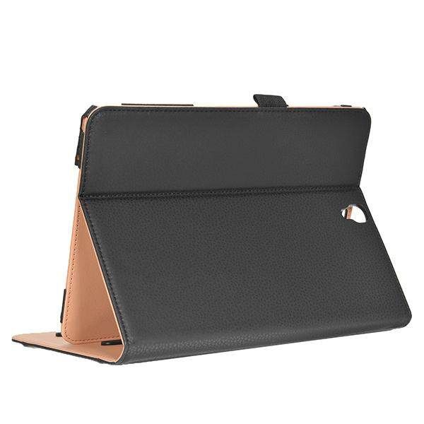 Muti-angle Folio PU Leather Handheld Smart Case Cover For For 9.7 Inch Samsung Galaxy Tab S3 Tablet Red
