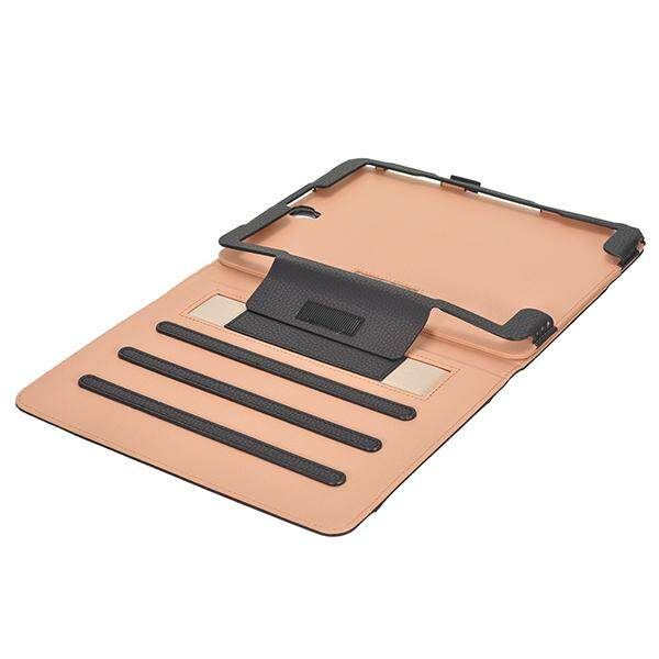 Muti-angle Folio PU Leather Handheld Smart Case Cover For For 9.7 Inch Samsung Galaxy Tab S3 Tablet Red