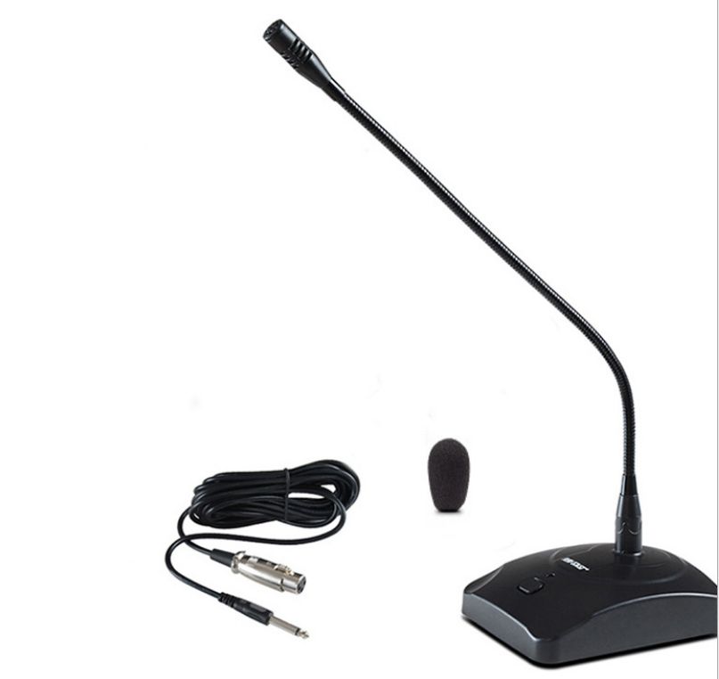 Gooseneck Wired Conference Microphone:Clear Sound,Low Noise,Suitable For Large Conferences,Speeches